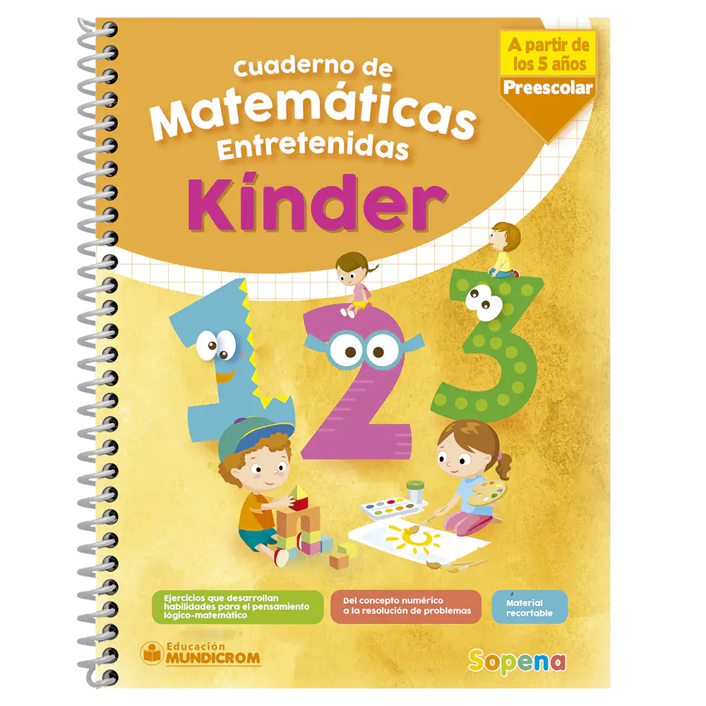 MATEMÁTICAS ENTRETENIDAS KÍNDER - SOPENA