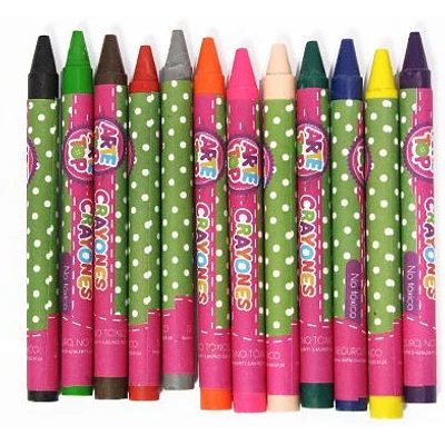 LAPICES CERA 12 COLORES 