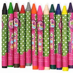 LAPICES CERA 12 COLORES 