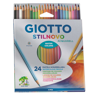 LAPICES GIOTTO 24 COLORES ACUARELABLES