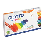 LAPICES PASTEL GRASO OLEO 12 COLORES.