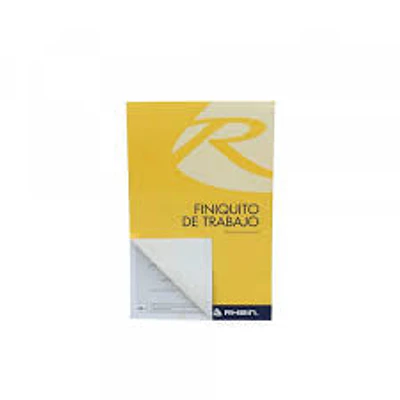 FORM. FINIQUITO TRABAJO BLOCK