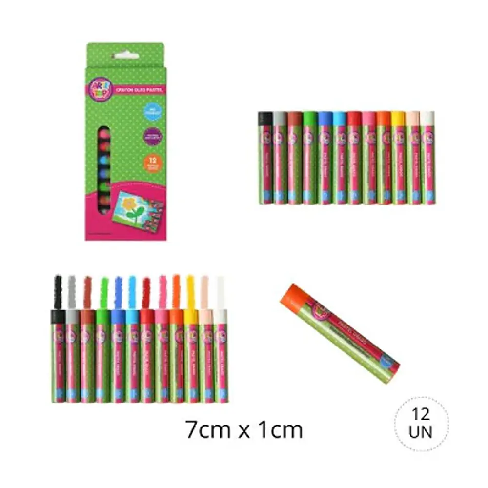 LAPICES PASTEL OLEO 12 COLORES