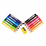 LAPICES PEKES 12 COLORES + SACAPUNTAS