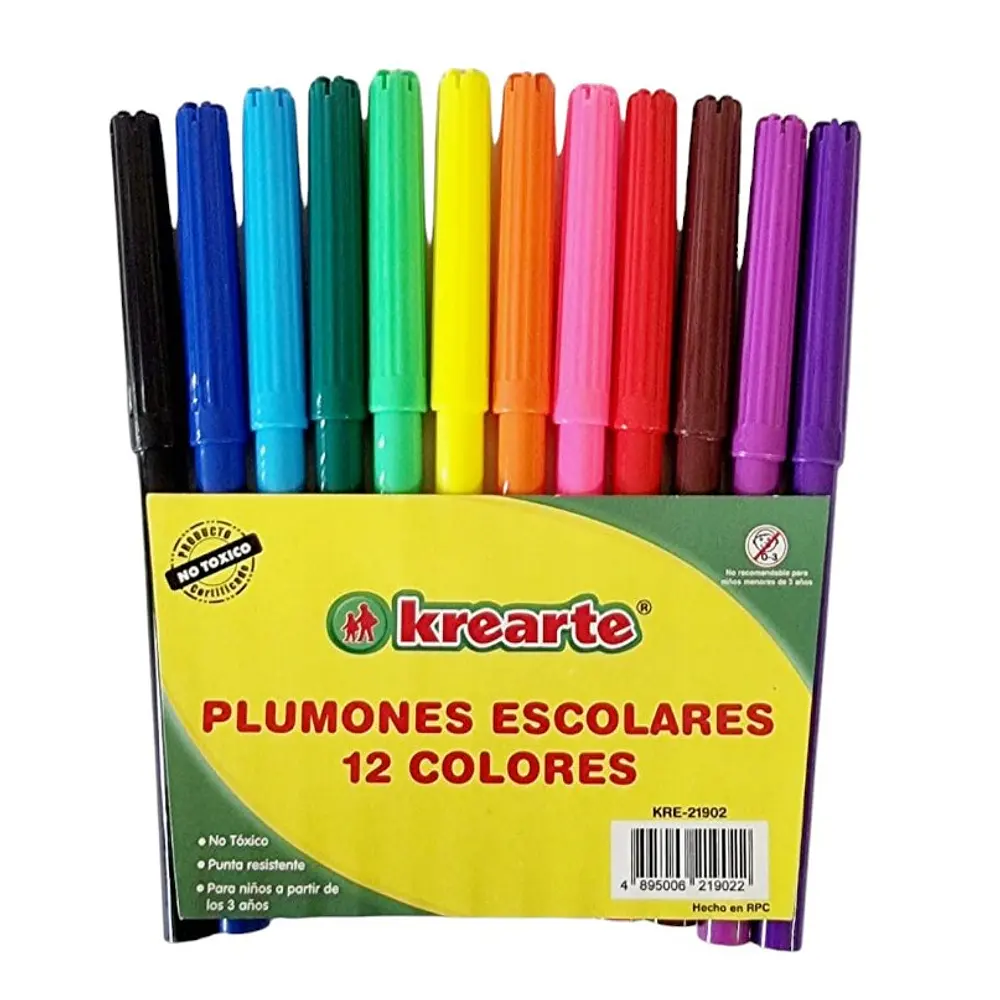 LAPICES SCRIPTO 12 COLORES KREARTE