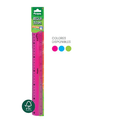BL. REGLA FLEXIBLE 30CM