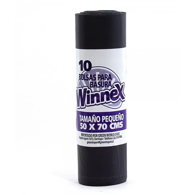 BOLSA BASURA ROLLO 50X70 10 UNIDADES 