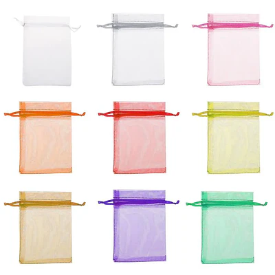 BOLSA DE ORGANZA 10X12 CMS - DIFERENTES COLORES