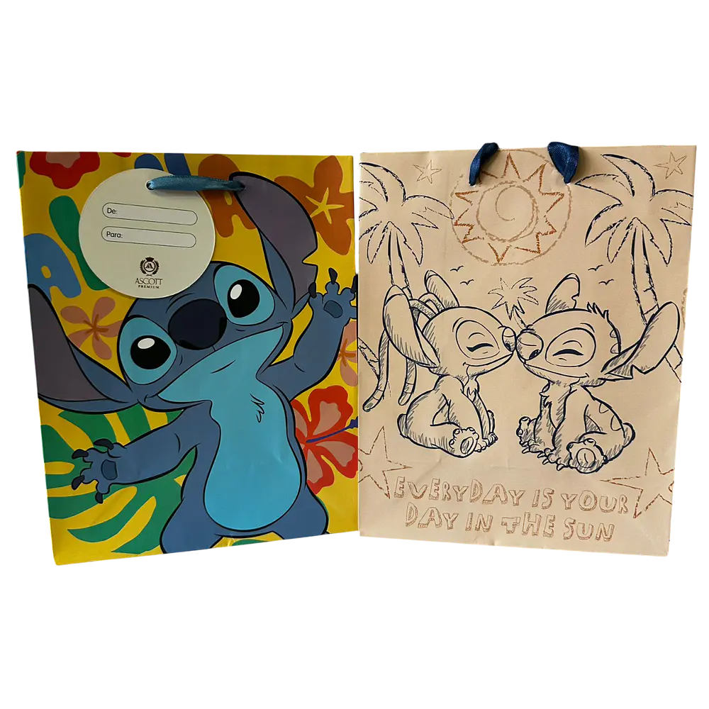 BOLSA REGALO M STITCH 18X23CMS