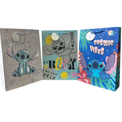 BOLSA REGALO XG STITCH 33X46 CMS.