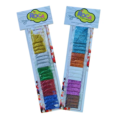 ESCARCHA COLORES SURTIDOS X 1 BOLSITA