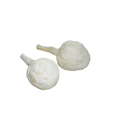 ALCACHOFAS JUEGO PAR YESO/ZIÑA