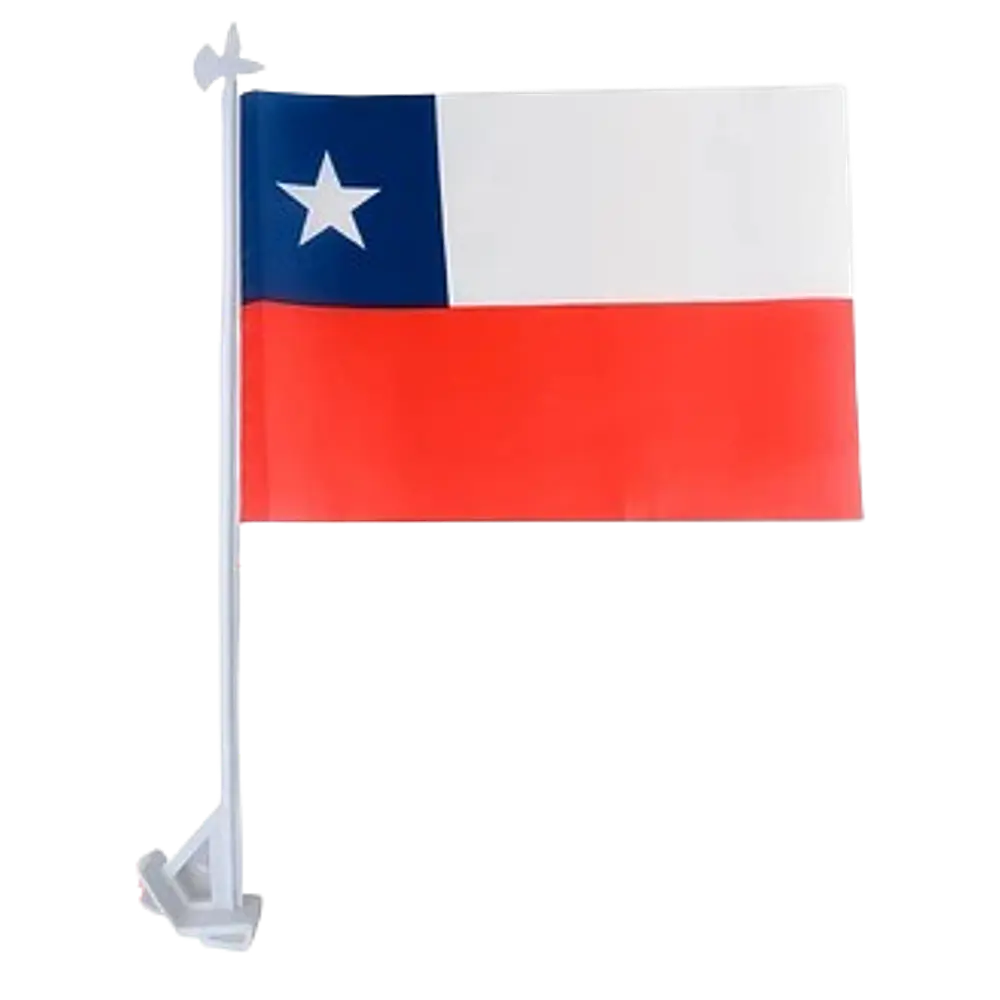 BANDERA CHILENA VENTANA/AUTO 