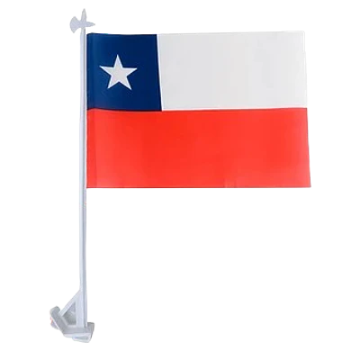 BANDERA CHILENA VENTANA/AUTO 