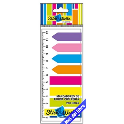 BANDERITA ADHESIVA 7 COLORES 