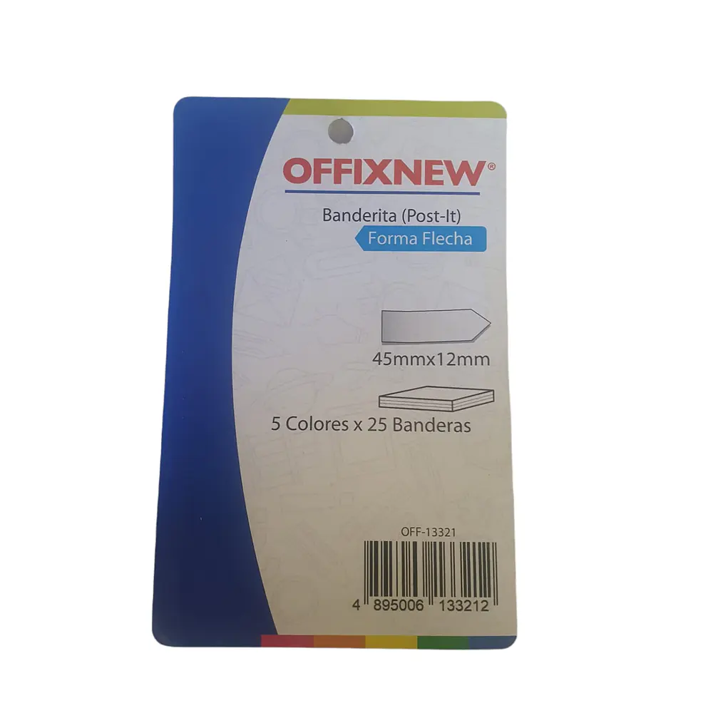 BANDERITAS FORMA DE FLECHA OFFIXNEW