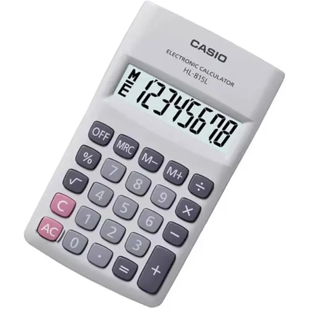 CALCULADORA CASIO HL-815 WHITE