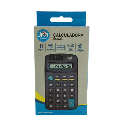 CALCULADORA ESCOLAR 8 DIGITOS