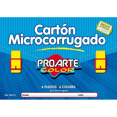 CARPETA ESCOLAR CARTON MICROCORRUGADO - PROARTE