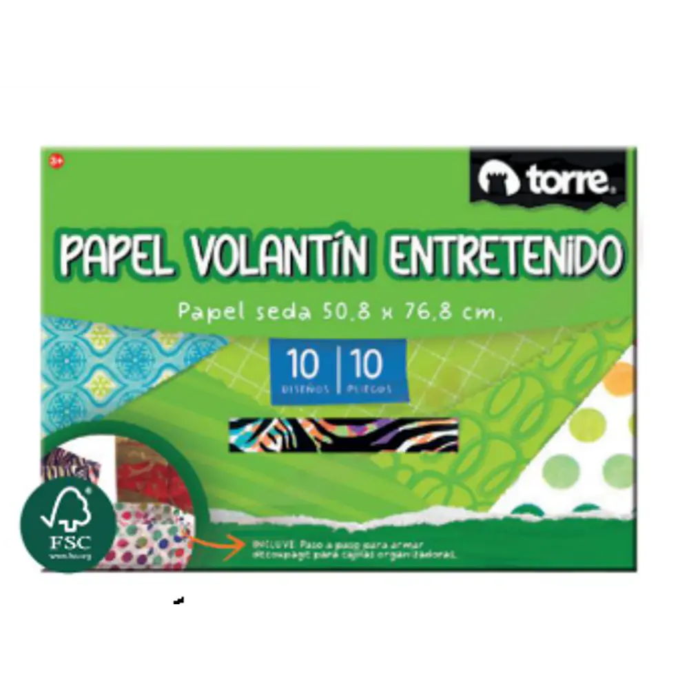 CARP.ESCOLAR PAPEL VOLANTÍN ENTRETENIDO 10HJS