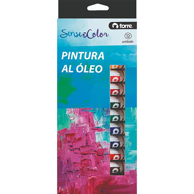 SET OLEO EN TUBOS 12 COLORES. TORRE