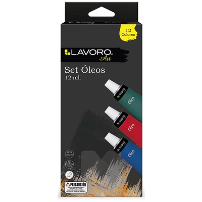 SET OLEOS 12 COLORES