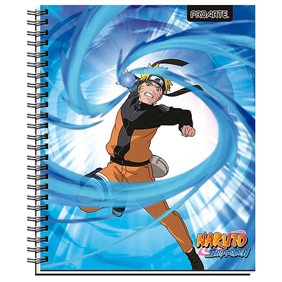 CUADERNO UNIVERSITARIO 100 HOJAS MATEMATICA 7MM. NARUTO SHIPPUDEN
