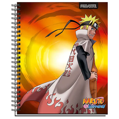 CUADERNO UNIVERSITARIO 100 HOJAS MATEMATICA 7MM. NARUTO SHIPPUDEN