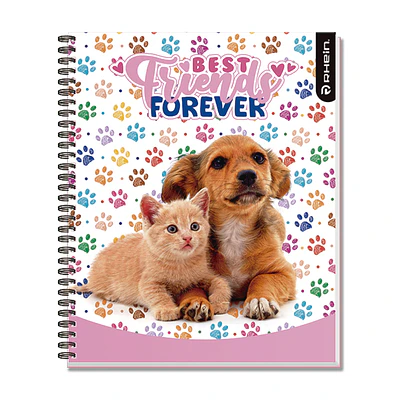CUADERNO UNIVERSITARIO 100HJS MAT7MM PUPPIES