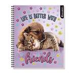CUADERNO UNIVERSITARIO 100HJS MAT7MM PUPPIES