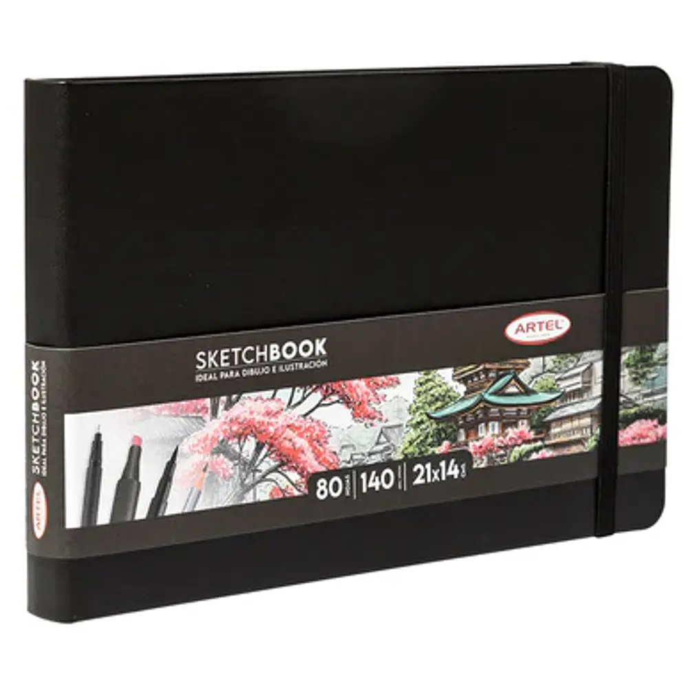 SKETCHBOOK 80 HOJAS NEGRO