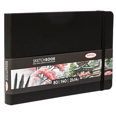 SKETCHBOOK 80 HOJAS NEGRO