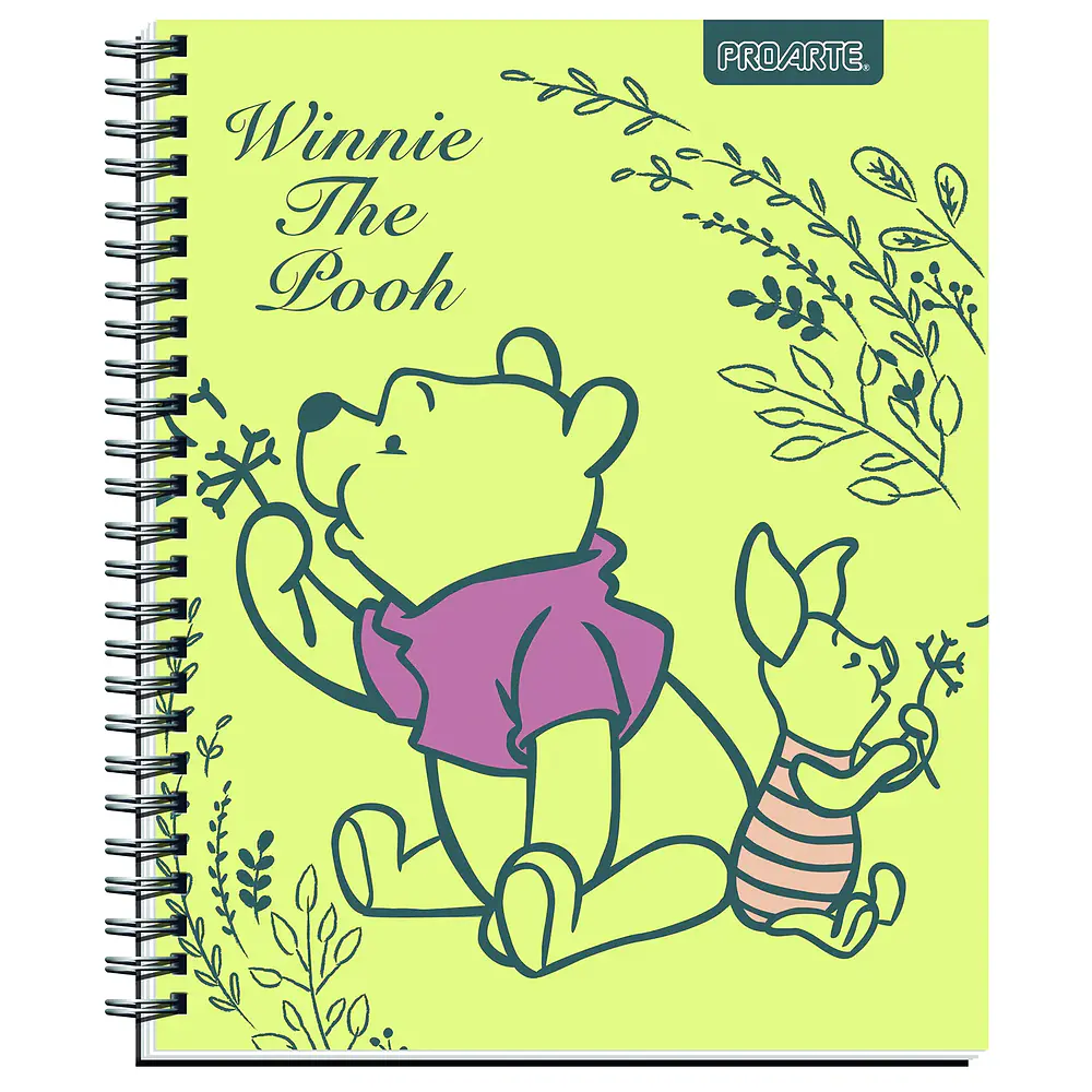 CUADERNO UNIVERSITARIO 100HJS MAT7MM. WINNIE THE POOH