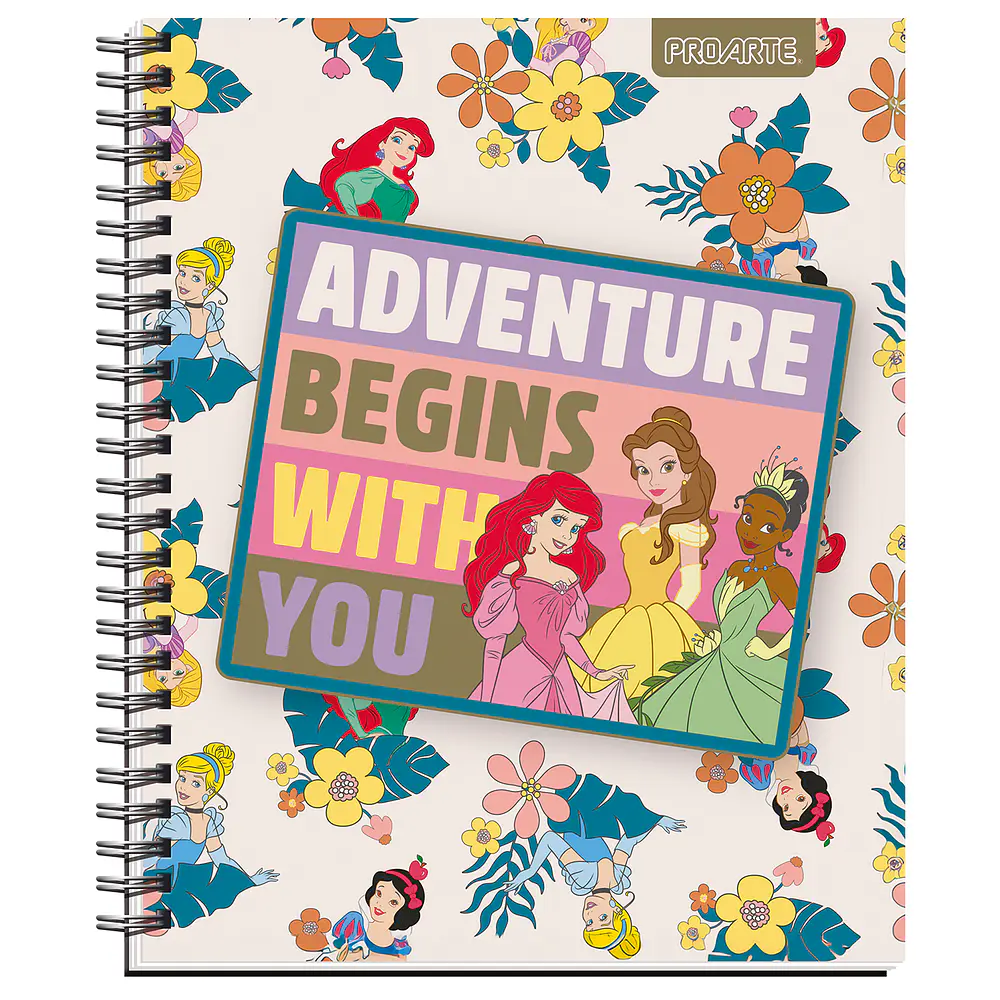 CUADERNO UNIVERSITARIO 100HJS MAT7MM. PRINCESA