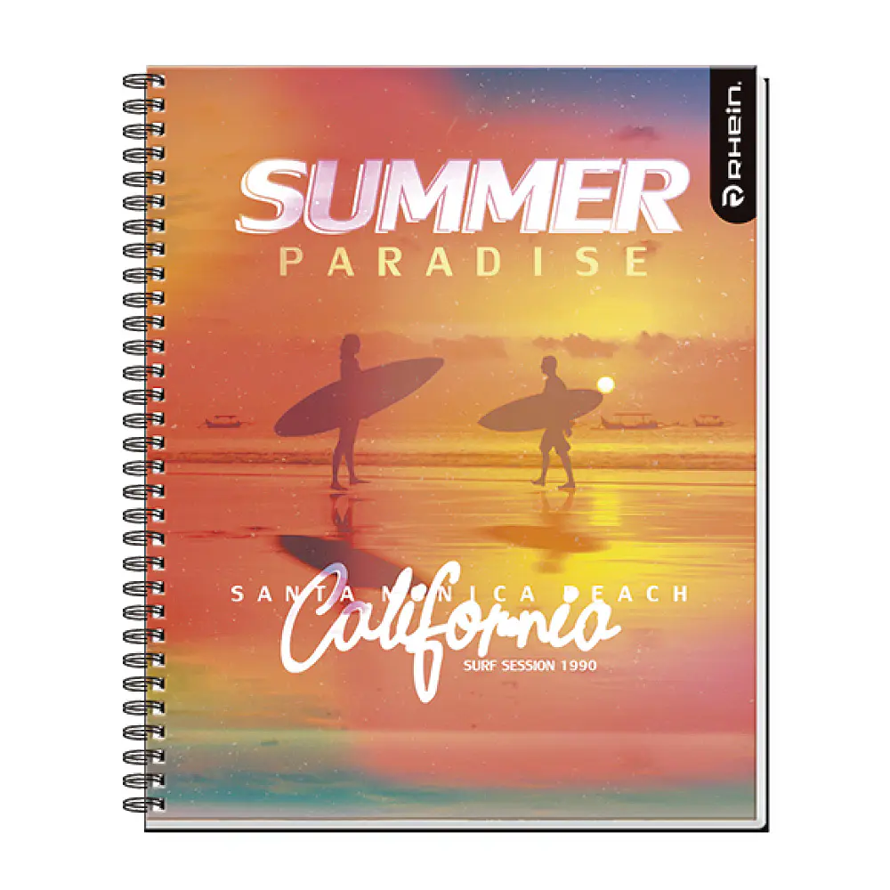 CUADERNO UNIVERSITARIO 100HJS MAT7MM SURF