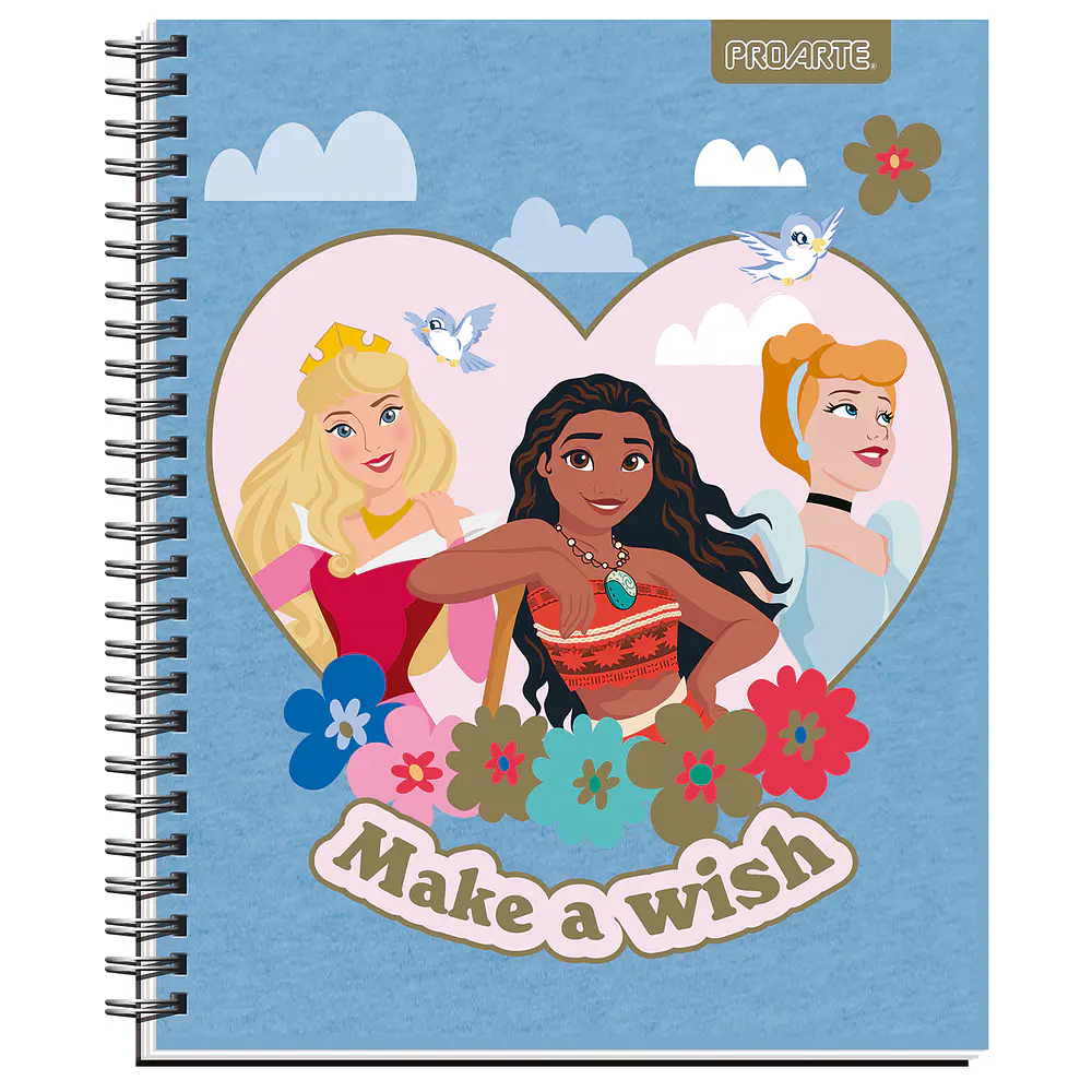 CUADERNO UNIVERSITARIO 100HJS MAT7MM. PRINCESA