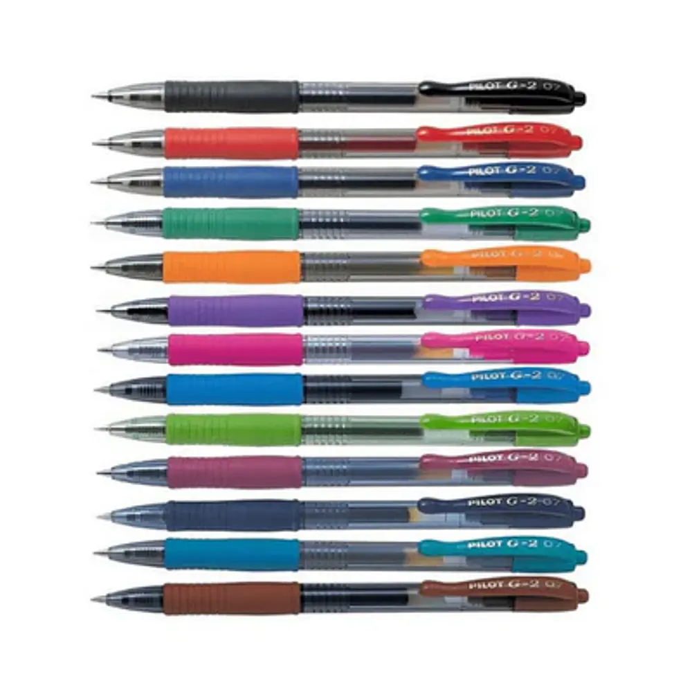 LAPIZ ROLLER G-2 0.7MM. RETRACTIL - DIFERENTES COLORES 