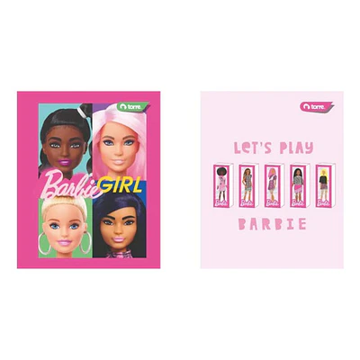 CUADERNO UNIVERSITARIO 100 HOJAS 7MM BARBIE CLASICO