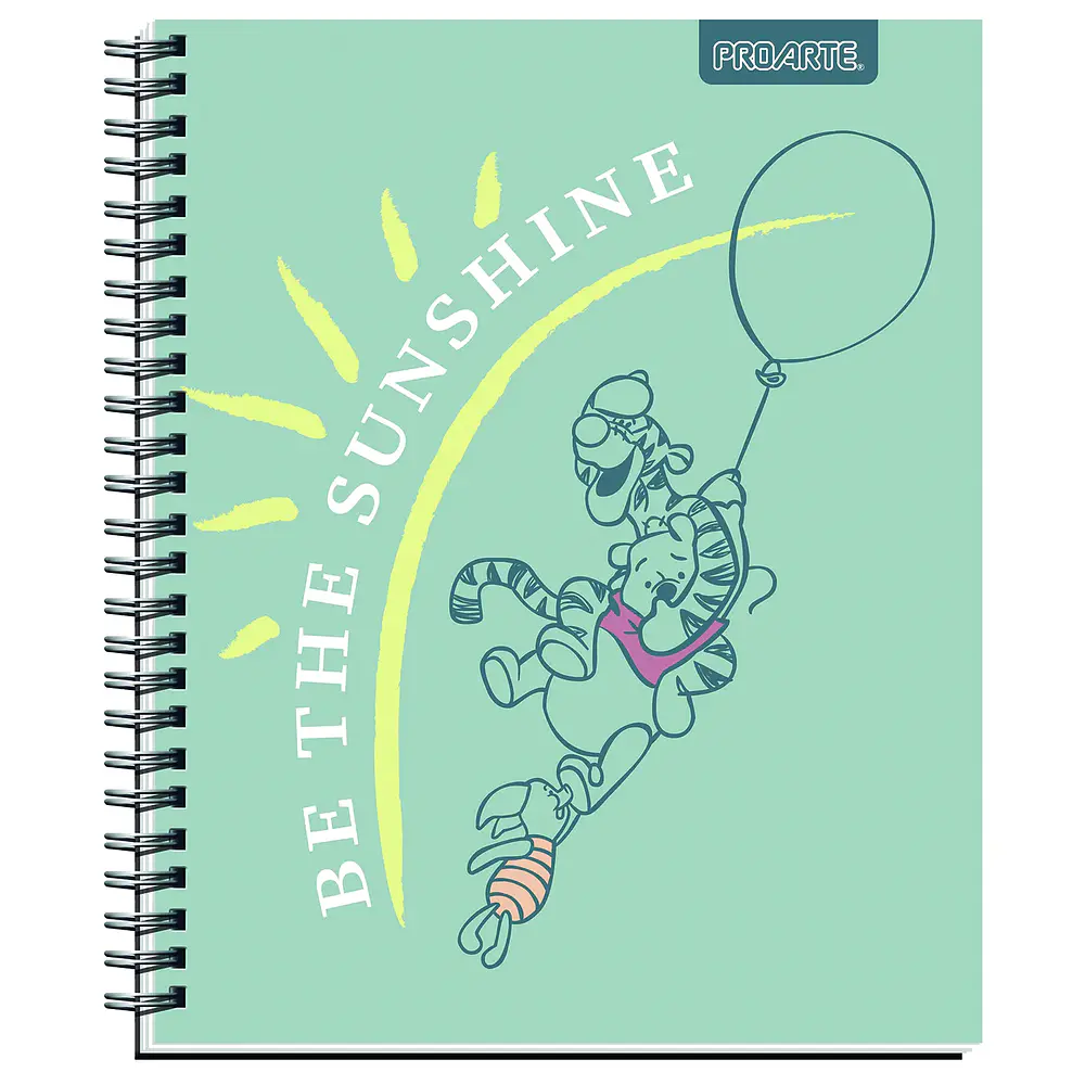 CUADERNO UNIVERSITARIO 100HJS MAT7MM. WINNIE THE POOH