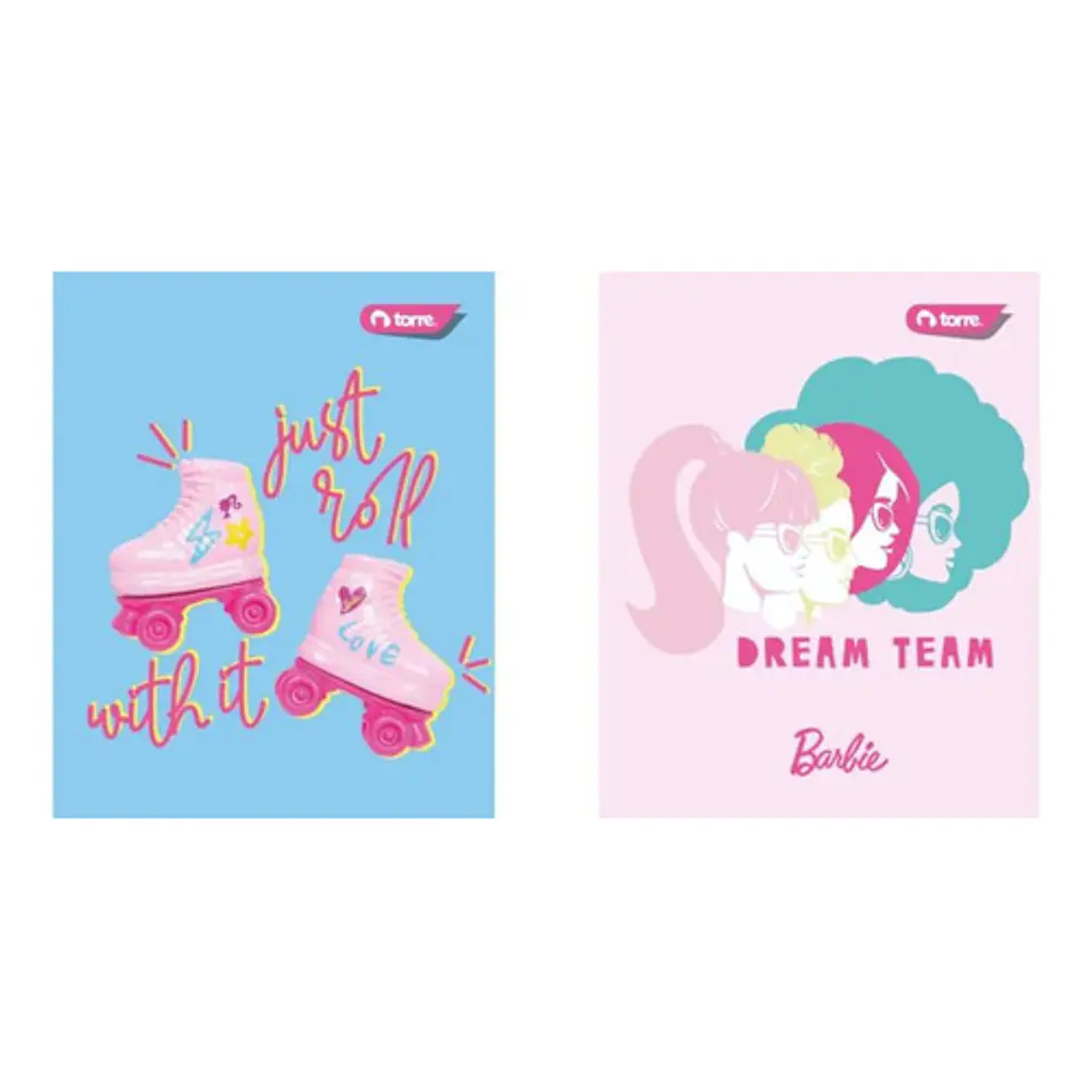 CUADERNO UNIVERSITARIO 100 HOJAS 7MM BARBIE CLASICO