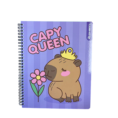 CUADERNO UNIVERSITARIO 100 HOJAS 7MM CAPIBARA