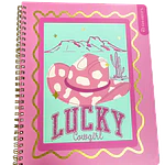 CUADERNO UNIVERSITARIO 100 HOJAS 7MM COW GIRL