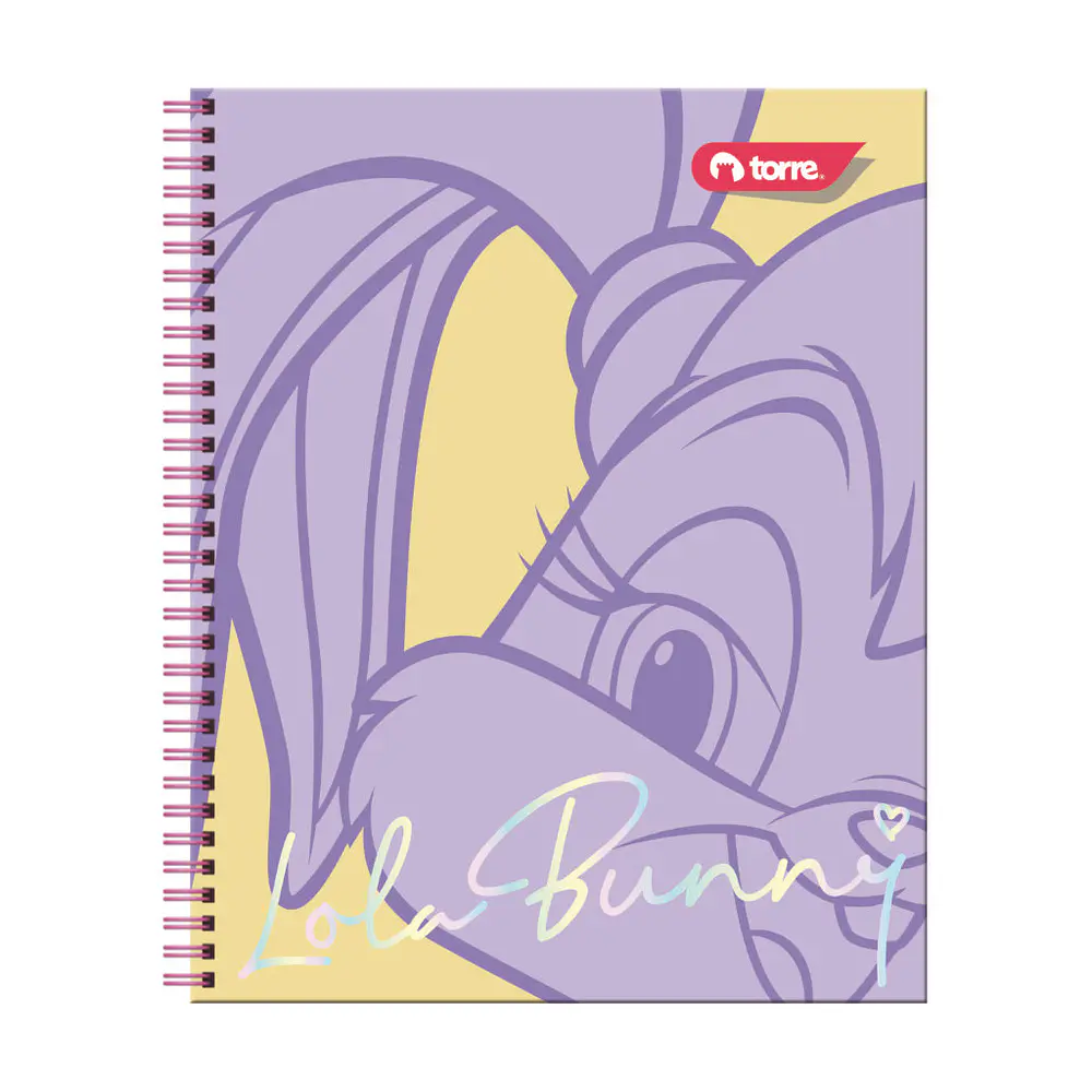 CUADERNO UNIVERSITARIO 100 HOJAS 7MM LOLA BUNNY 