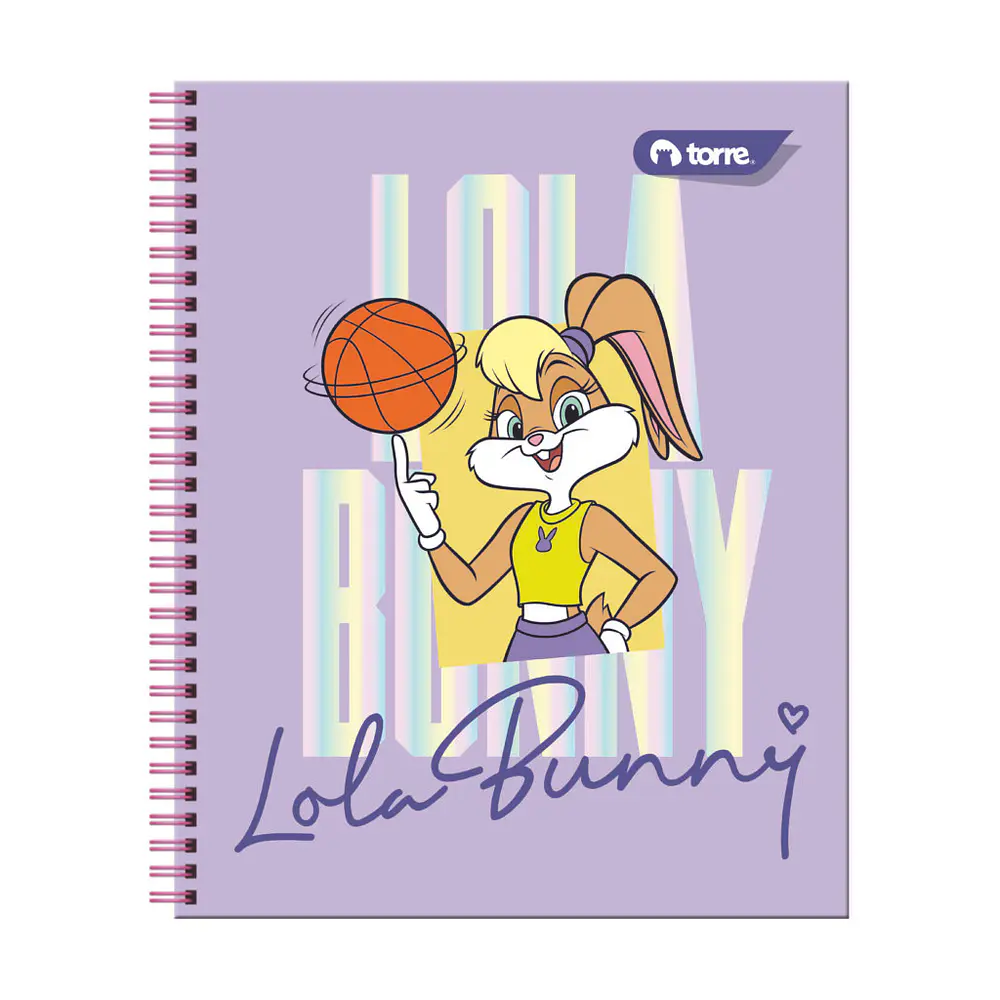 CUADERNO UNIVERSITARIO 100 HOJAS 7MM LOLA BUNNY 