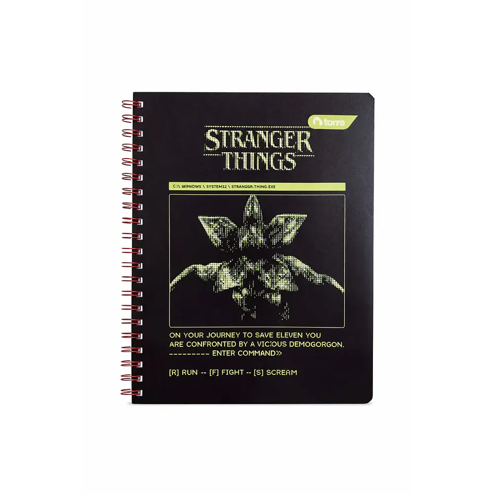 CUADERNO UNIVERSITARIO 100 HOJAS 7MM STRANGER THINGS 