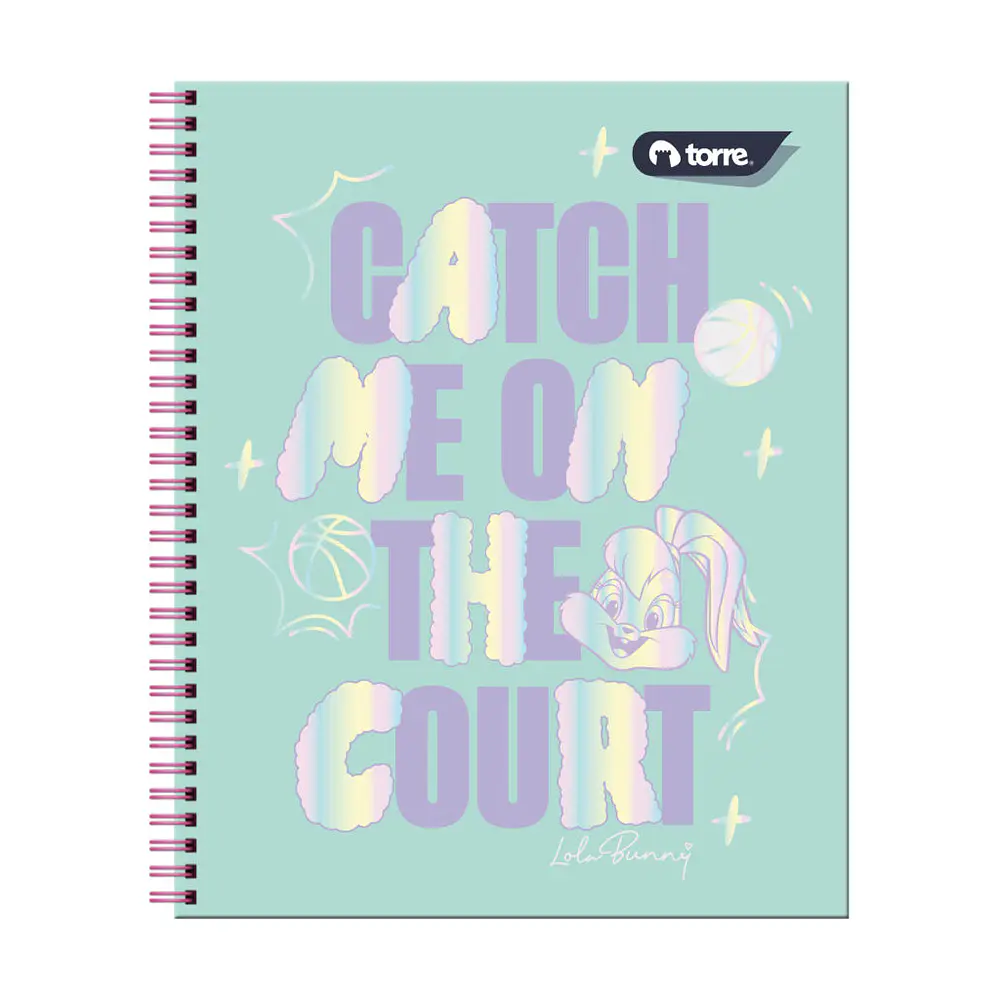 CUADERNO UNIVERSITARIO 100 HOJAS 7MM LOLA BUNNY 