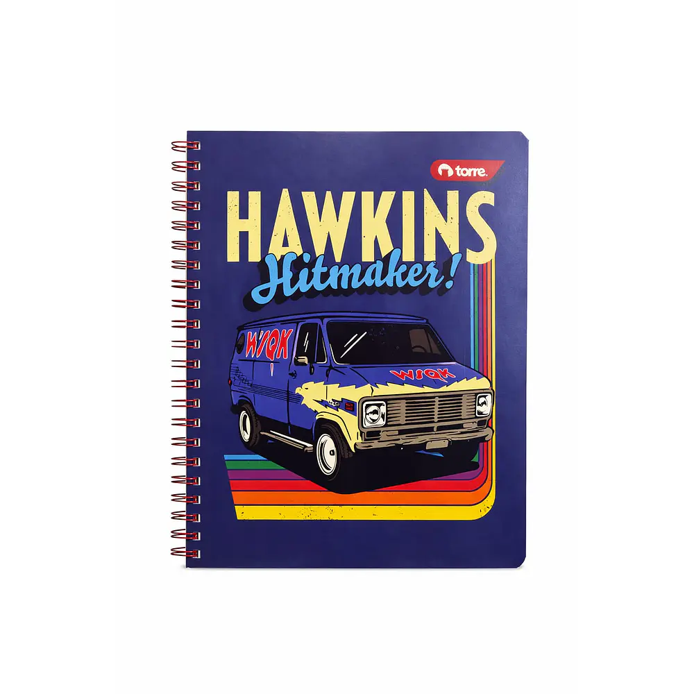 CUADERNO UNIVERSITARIO 100 HOJAS 7MM STRANGER THINGS 