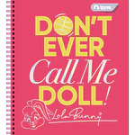 CUADERNO UNIVERSITARIO 100 HOJAS 7MM LOLA BUNNY 