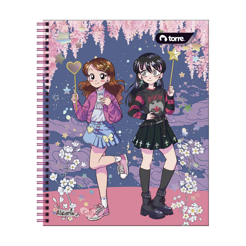 CUADERNO UNIVERSITARIO 100 HOJAS ANIMÉ