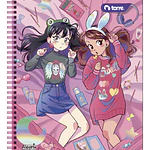 CUADERNO UNIVERSITARIO 100 HOJAS ANIMÉ